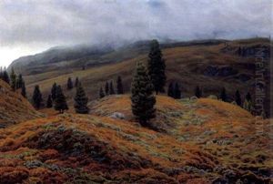 Heidelandschaft, Tyrol by Henrik Gamst Jespersen