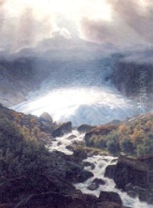 A Mountain Glacier by Henrik Gamst Jespersen