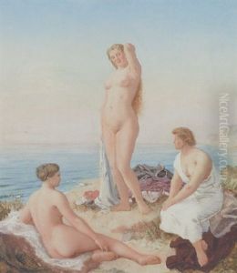 Tre Badepiger Tre Badepiger