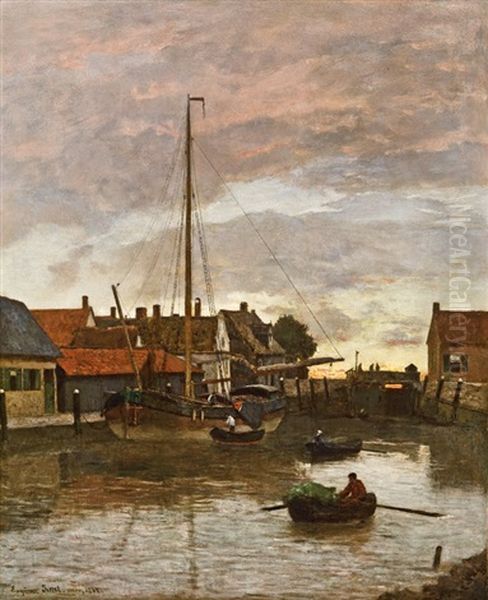Evening In A Harbour - view 1