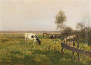 Cows On The Pasture by Eugen Jettel