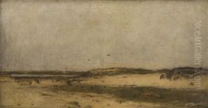 Sand Dunes In Holland by Eugen Jettel
