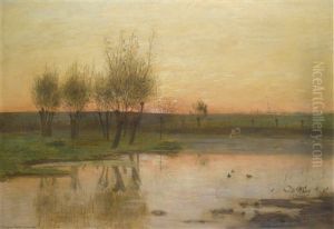 The Watermeadow by Eugen Jettel