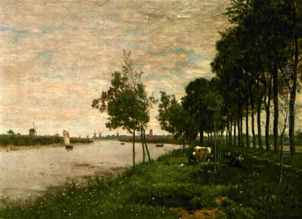 Hollandische Flusslandschaft - view 1