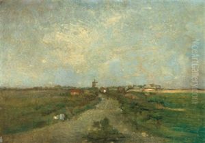 Hollandische Landschaft by Eugen Jettel