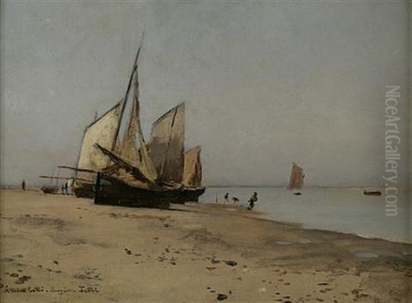 Ships On A Beach - view 1