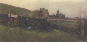 A Normandy Landscape by Eugen Jettel