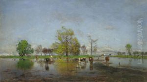 Hollandische Landschaft by Eugen Jettel