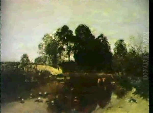 Landschaft Mit Badenden Kindern - view 1