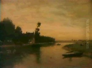 Flusslandschaft Flusslandschaft