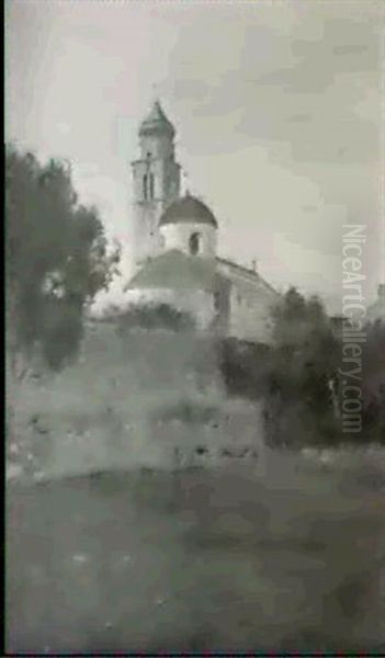 Blick Auf Die Madonnenkirche In Lussingrande Bei Trest - view 1