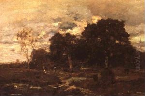 Aus Dem Wald Von Fontainebleau by Eugen Jettel