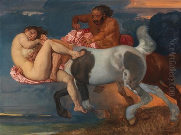 Centaur Carrying Away A Woman - view 1