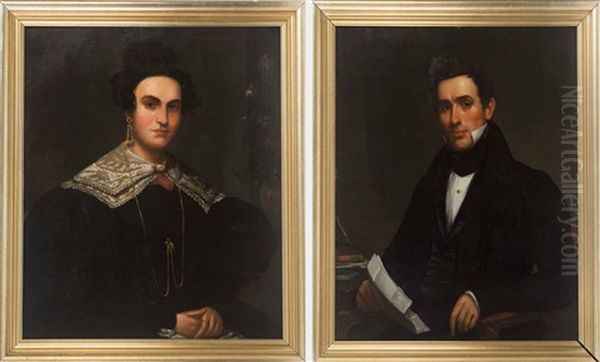Portraits Of Moses Wanzer And Mary Whittemore - view 1