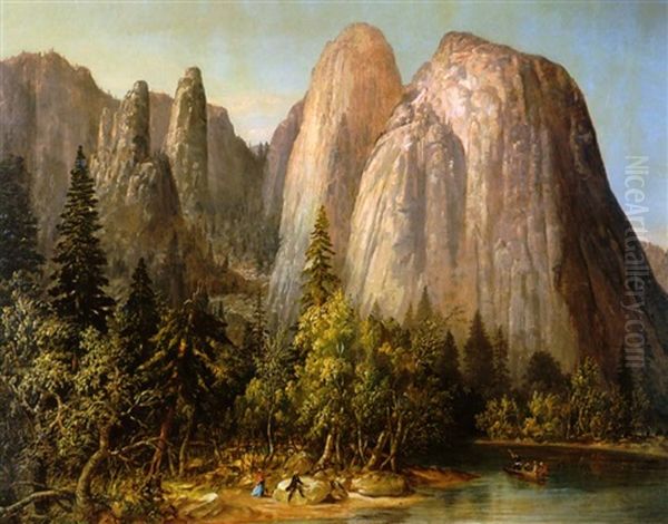Jupiter's Spires, Yosemite Valley - view 1