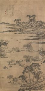 Landscape After Ke Jiusi by  Jiang Shijie