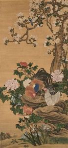Birds And Flowers by Jiang Tingxi