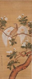 Attributed To Jiang Yanxi (1669-1732) - Ink And Color On Silk, Hanging Scroll.signed And Seals Attributed To Jiang Yanxi (1669-1732) - Ink And Color On Silk, Hanging Scroll.signed And Seals