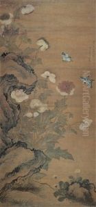 Flower And Bird by Jiang Tingxi