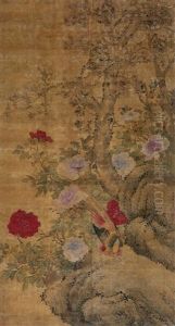 Flower And Bird by Jiang Tingxi