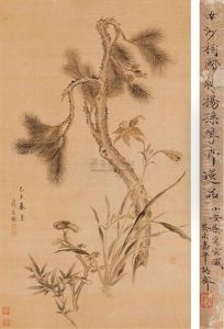 Flowers And Plants by Jiang Tingxi