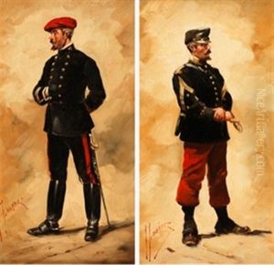 Soldados (pair) by Juan Jimenez Martin