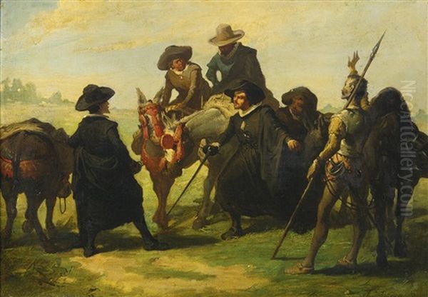 Sancho Panza And Don Quixote - view 1