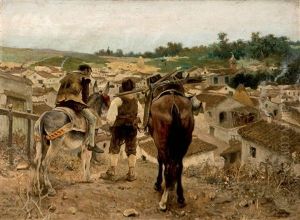 Campesinos Dirigiendose Al Pueblo