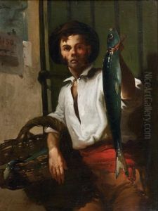 Le Marchand De Poisson by Jose Jimenez y Aranda