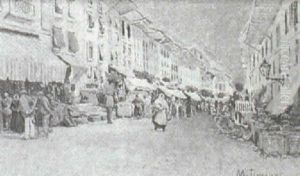 Mercado En Un Pueblo