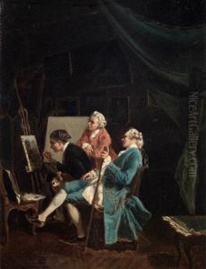 Estudio Del Pintor by Luis Jimenez Y Aranda