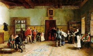 The Family Dispute by Luis Jimenez Y Aranda