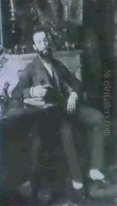 Portrait De Fremiet by Luis Jimenez Y Aranda