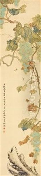 Grape And Insects - view 1