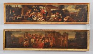 One Dei Pastori" E "l'adorazione Dei Re Magi" by Jacopo Bassano (Jacopo da Ponte)