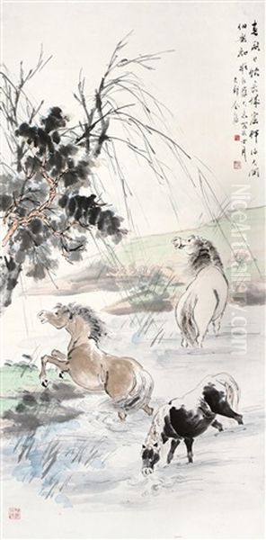 Three Horses - view 1