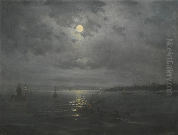 Constantinople By Moonlight - view 1