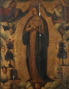 La Vierge De L'immaculee Conception by Joan De Joanes