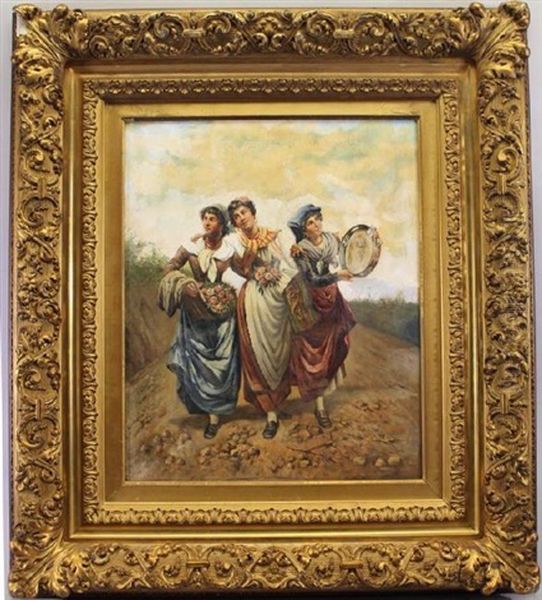 Three Neapolitan Girls - view 1