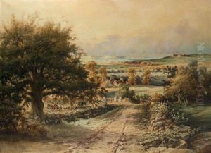 Paysage by Gaston Jobbe-Duval