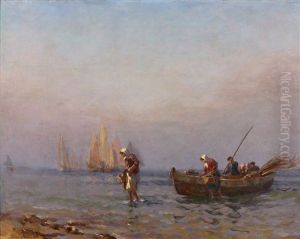 Le Retour Des Pecheurs by Paul Jobert