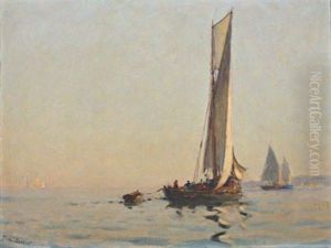Matinee D'ete, Tartane Toulonnaise by Paul Jobert