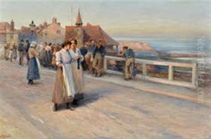 Summer Evening At Cullercoats