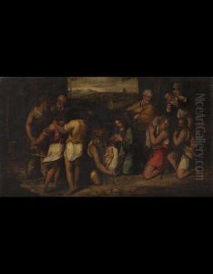 Adorazione Dei Pastori by Giambattista Da Ponte (Giambattista Bassano)
