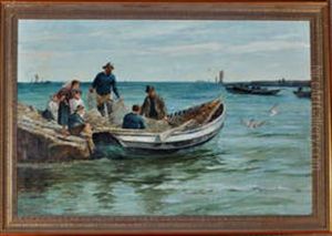 Mending The Nets by Robert Jobling