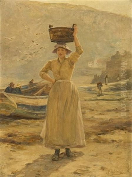 A Maid Along The Beach - view 1