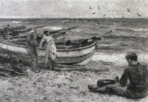 Fishing Cobles On The Yorkshire Coast - view 1