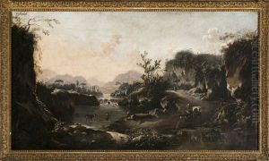 Paisaje Fluvial by Hans De Jode