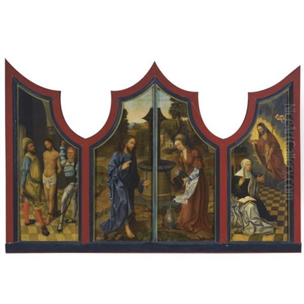 The Mocking Of Christ (+ 3 Others; Triptych) - view 1