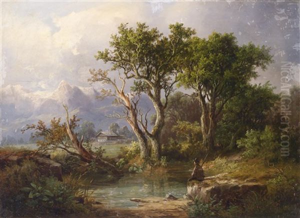 Landschaft Mit Figurlicher Staffage - view 1
